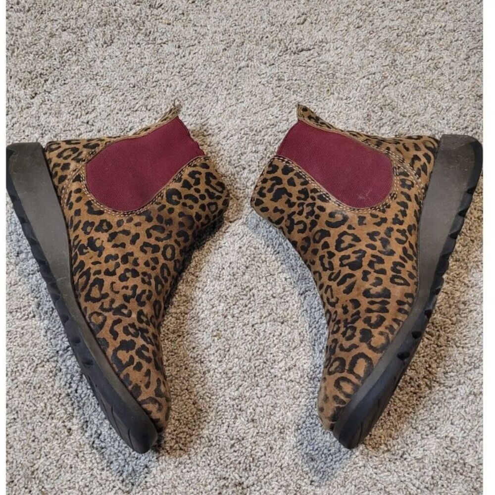 Fly London Leopard Print Booties - Picture 7 of 7